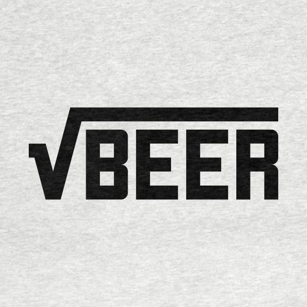 Root Beer (Square Root of Beer) Math Joke T-Shirt by RedYolk